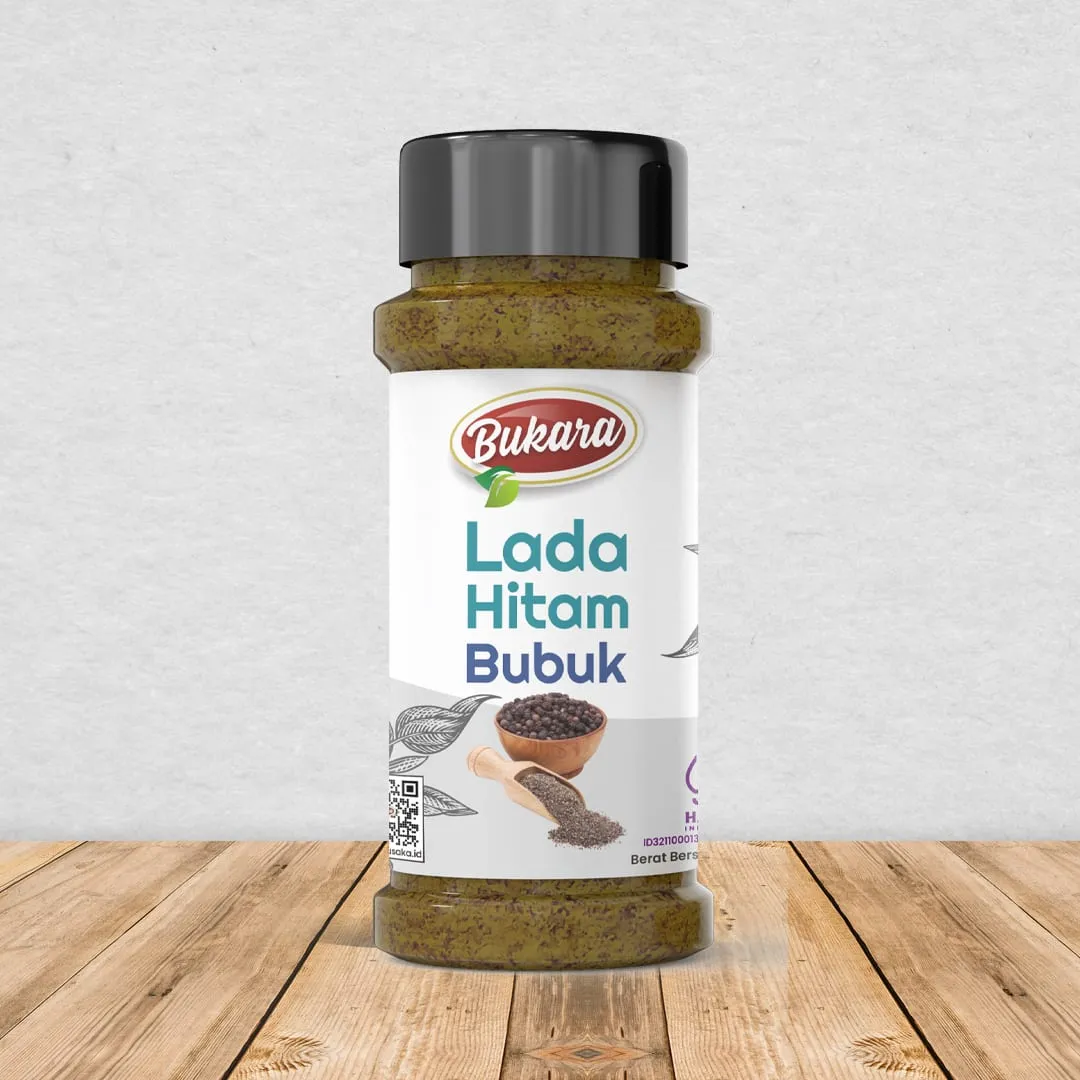 Lada Hitam Bubuk Botol 65 gr