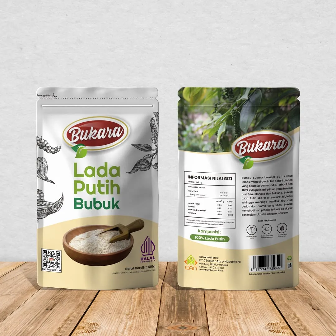 Lada Putih Bubuk 100gram