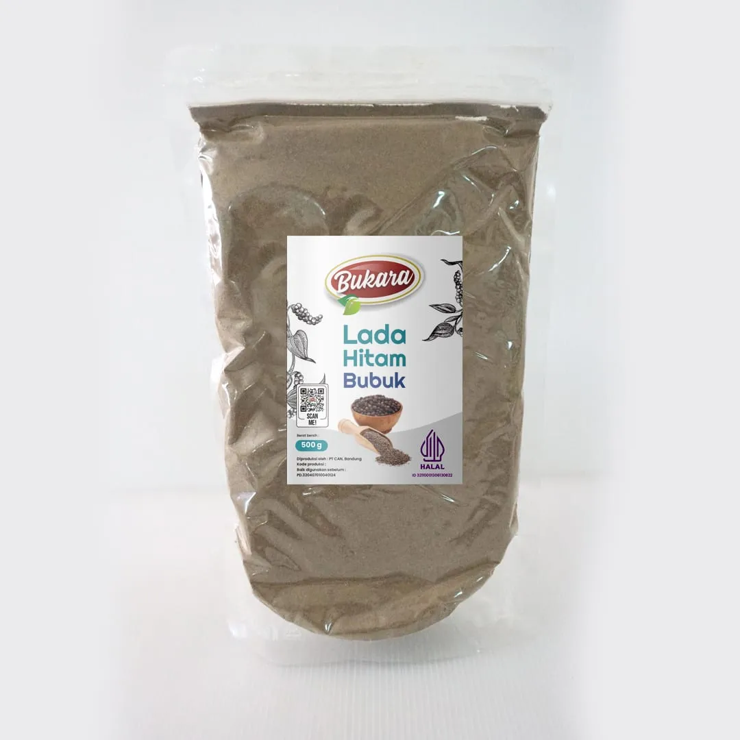Lada Hitam Bubuk Plastik 500 gr — foto 2