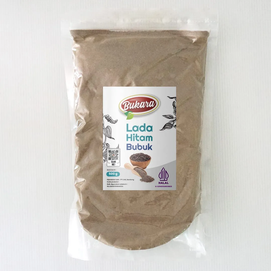 Lada Hitam Bubuk Plastik 500 gr — foto 3