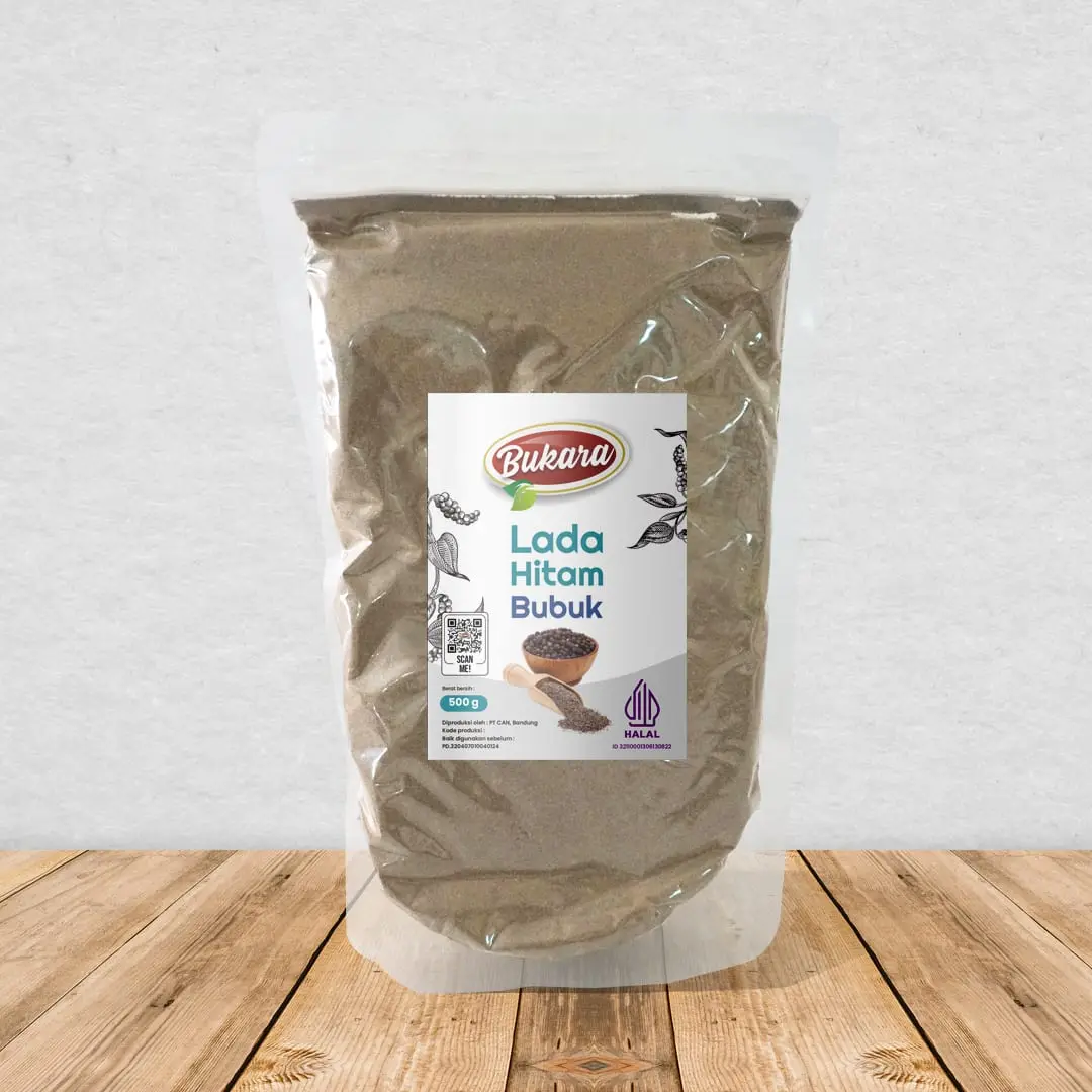 Lada Hitam Bubuk Plastik 500 gr