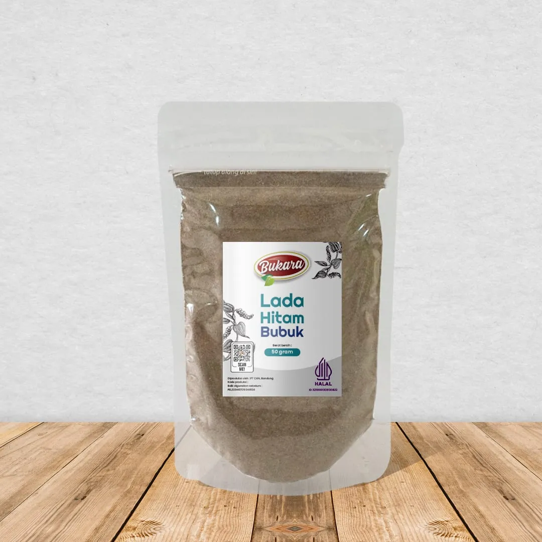 Lada Hitam Bubuk Pouch 50 gr