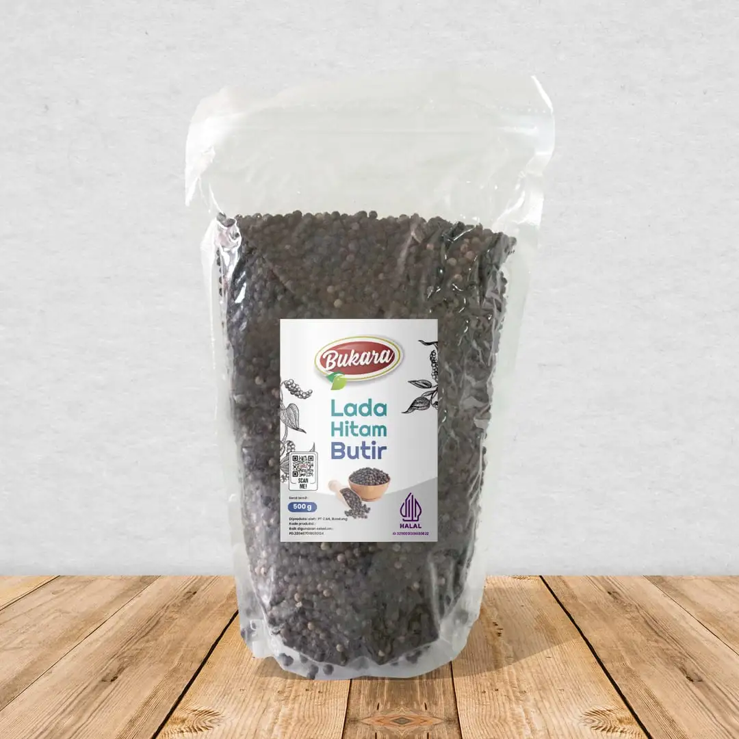 Lada Hitam Butir Plastik 500 gr