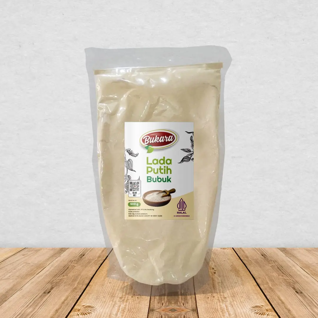 Lada Putih Bubuk 500gram