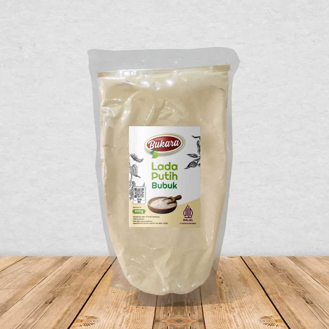 Lada Putih Bubuk 500gram