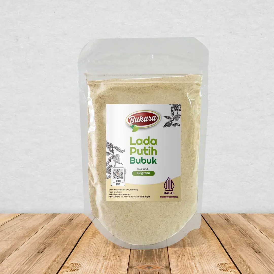 Lada Putih Bubuk Pouch 50 gr