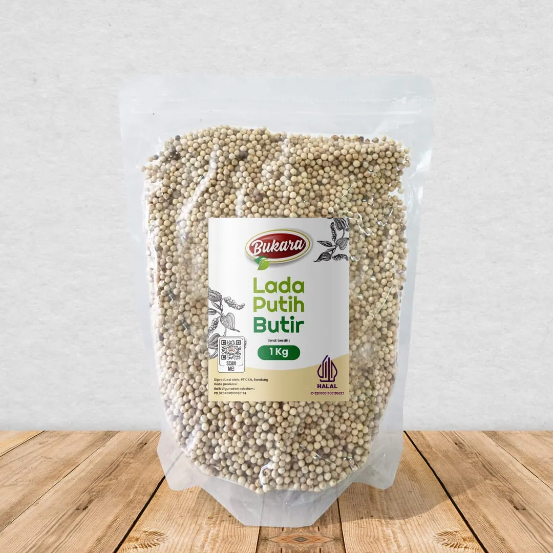 Lada Putih Butir 1.000 gram
