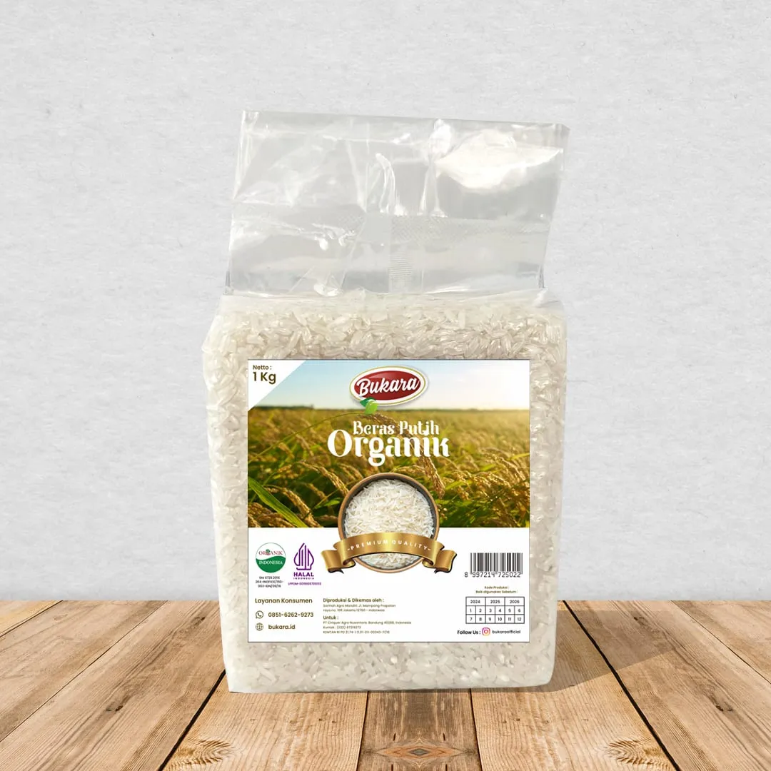 Beras Putih Organik 1 Kg