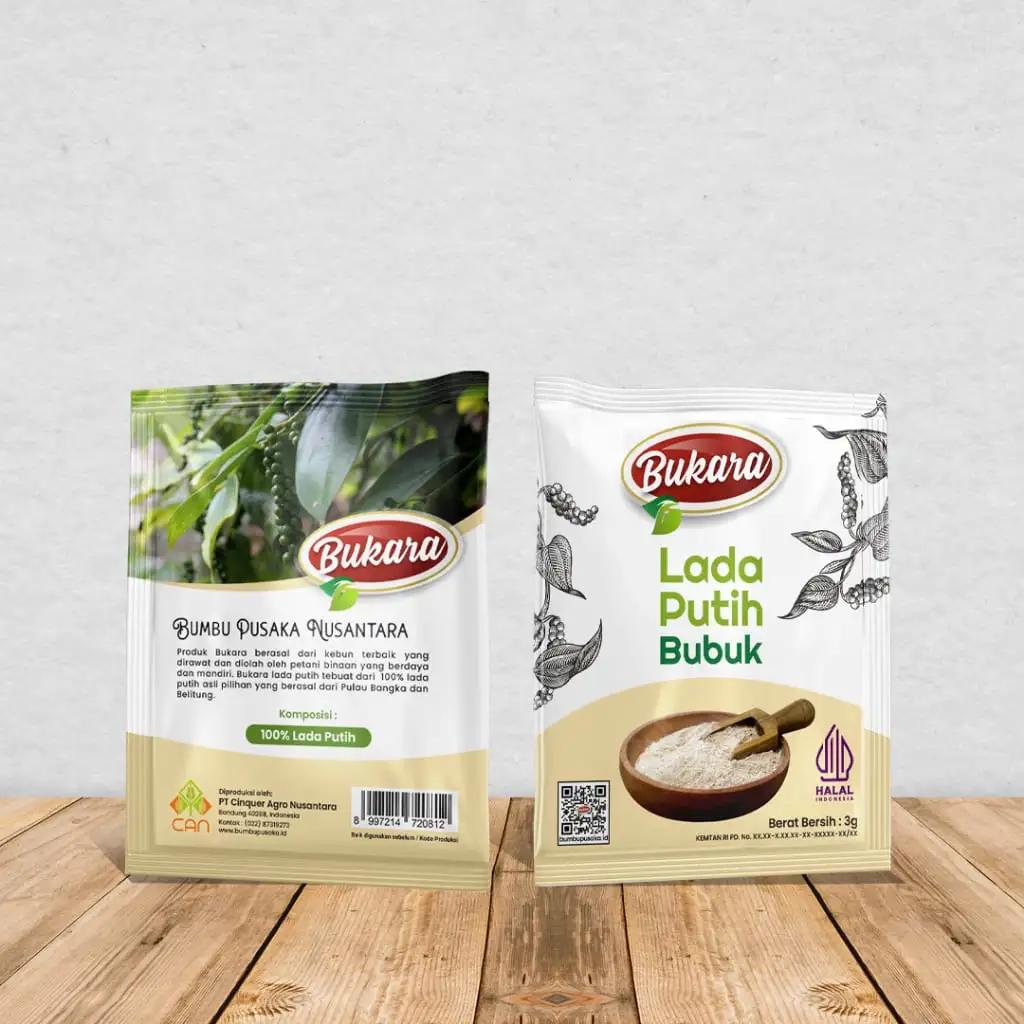Lada Putih Bubuk Sachet 3 gram