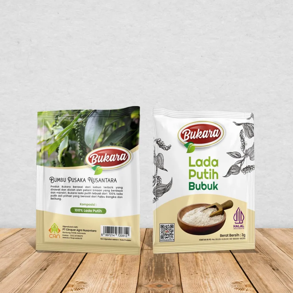 Lada Putih Bubuk Sachet 3 gram